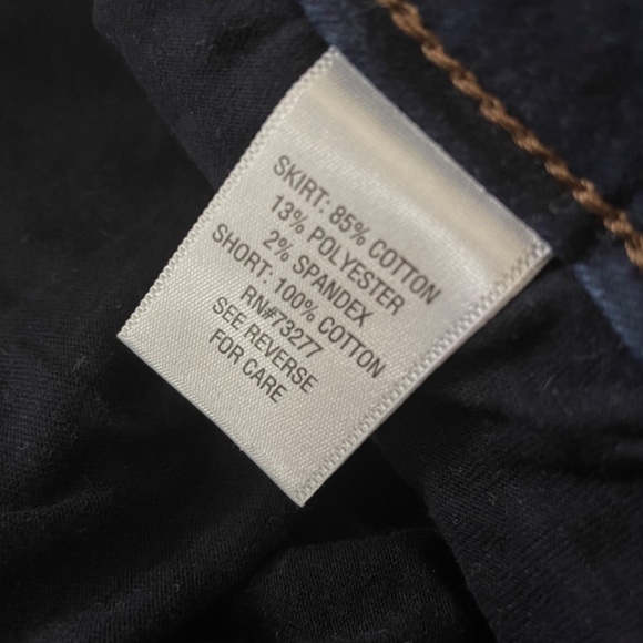 Croft and Barrow Denim Skort Size 14 - Picture 8 of 8